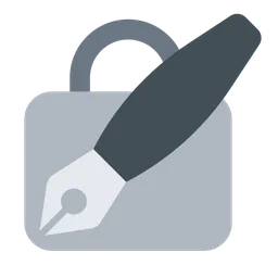 Lock with Ink Pen — Toss Face