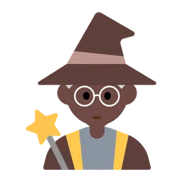 Mage: Dark Skin Tone — Toss Face