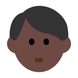 Man: Dark Skin Tone — Toss Face