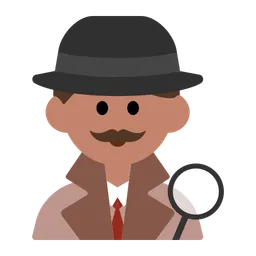 Man Detective: Medium Skin Tone — Toss Face