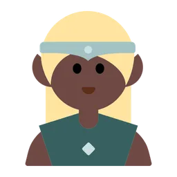 Man Elf: Dark Skin Tone — Toss Face