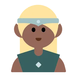 Man Elf: Medium-Dark Skin Tone — Toss Face