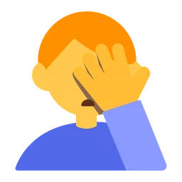 Man Facepalming — Toss Face