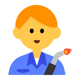 Man Factory Worker — Toss Face
