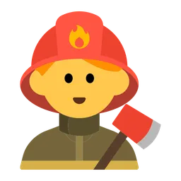 Man Firefighter — Toss Face