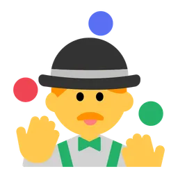 Man Juggling — Toss Face
