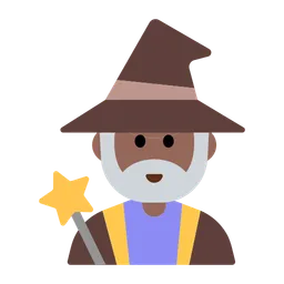 Man Mage: Medium-Dark Skin Tone — Toss Face