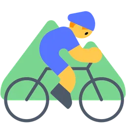 Man Mountain Biking — Toss Face