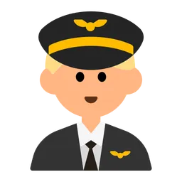 Man Pilot: Medium-Light Skin Tone — Toss Face