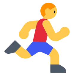 Man Running — Toss Face
