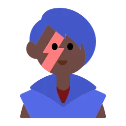 Man Singer: Dark Skin Tone — Toss Face
