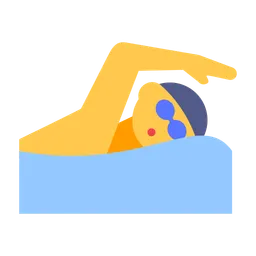 Man Swimming — Toss Face