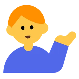 Man Tipping Hand — Toss Face