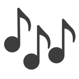 Multiple Musical Notes — Toss Face