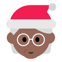 Mx Claus: Medium-Dark Skin Tone — Toss Face