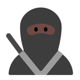 Ninja: Dark Skin Tone — Toss Face