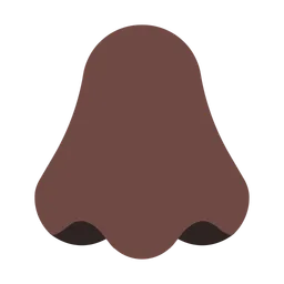 Nose: Dark Skin Tone — Toss Face
