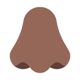 Nose: Medium-Dark Skin Tone — Toss Face