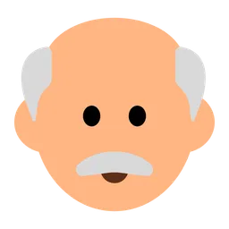 Old Man: Medium-Light Skin Tone — Toss Face