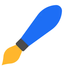 Lower Left Paintbrush — Toss Face