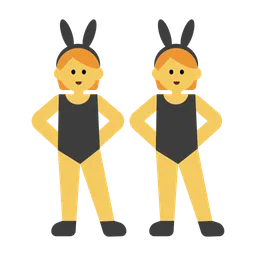 Women with Bunny Ears — Toss Face