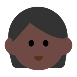 Person: Dark Skin Tone — Toss Face