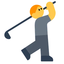 Golfer — Toss Face