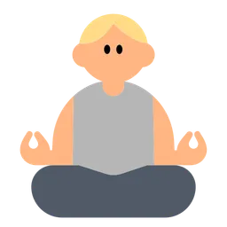 Person in Lotus Position: Medium-Light Skin Tone — Toss Face