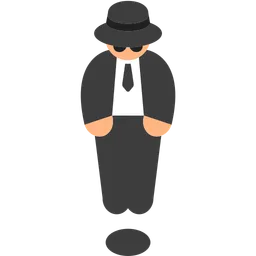 Person in Suit Levitating: Medium-Light Skin Tone — Toss Face