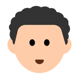 Person: Light Skin Tone, Curly Hair — Toss Face