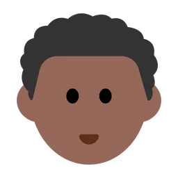 Person: Medium-Dark Skin Tone, Curly Hair — Toss Face
