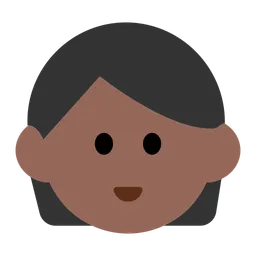 Person: Medium-Dark Skin Tone — Toss Face