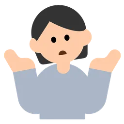 Person Shrugging: Light Skin Tone — Toss Face