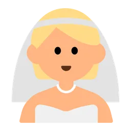 Person with Veil: Medium-Light Skin Tone — Toss Face