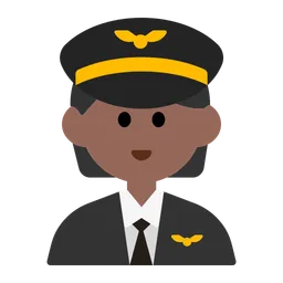 Pilot: Medium-Dark Skin Tone — Toss Face