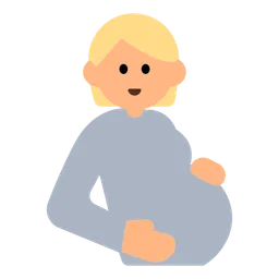 Pregnant Person: Medium-Light Skin Tone — Toss Face