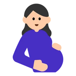 Pregnant Woman: Light Skin Tone — Toss Face