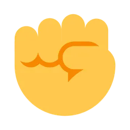 Raised Fist — Toss Face