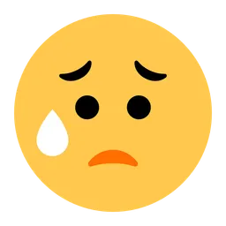 Disappointed but Relieved Face — Toss Face