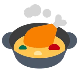 Shallow Pan of Food — Toss Face