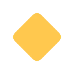 Small Orange Diamond — Toss Face