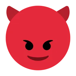 Smiling Face with Horns — Toss Face