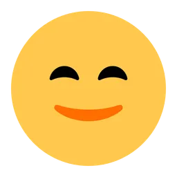 Smiling Face with Smiling Eyes — Toss Face