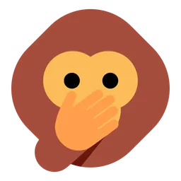 Speak-No-Evil Monkey — Toss Face