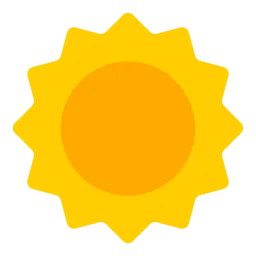 Black Sun with Rays — Toss Face
