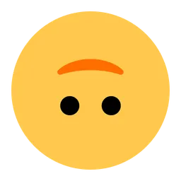 Upside-Down Face — Toss Face
