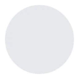 Medium White Circle — Toss Face