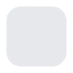 White Large Square — Toss Face