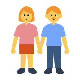 Man and Woman Holding Hands — Toss Face