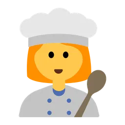 Woman Cook — Toss Face